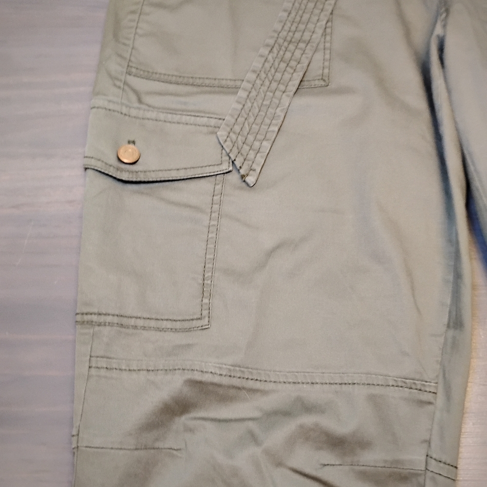 White House Black Market Olive Green The Jogger Cargo Pants - Picture 4 of 11